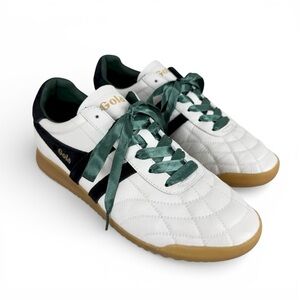 NEW Gola x Anthropologie Stadium Sneakers White Black Sz 11